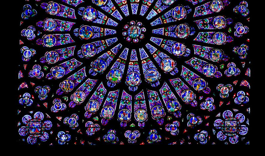 Rosace de Notre Dame de Paris - DR