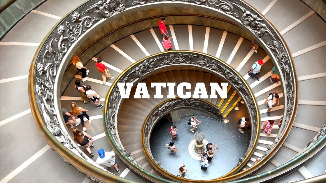 [4K] Cité du Vatican : Visite à pied de la basilique Saint-Pierre et des musées du Vatican / 2022