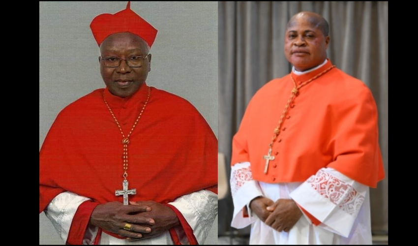 Le cardinal Philippe Ouédraogo ( à gauche) et le cardinal Peter Ebere Okpaleke - DR