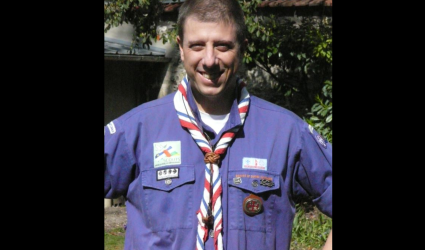 L'bbé Xavier de Verchère,aumônier général des SGDF - DR