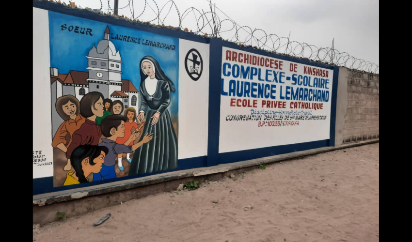 École des Filles de Sainte-Marie de la Présentation à Plazza, en République démocratique du Congo - DR