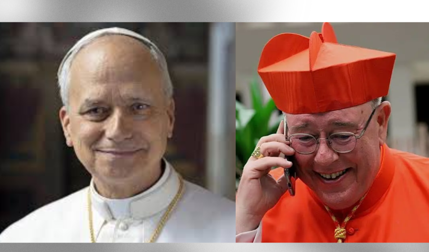Pape Léon XIV et le cardinal Hollerich - DR