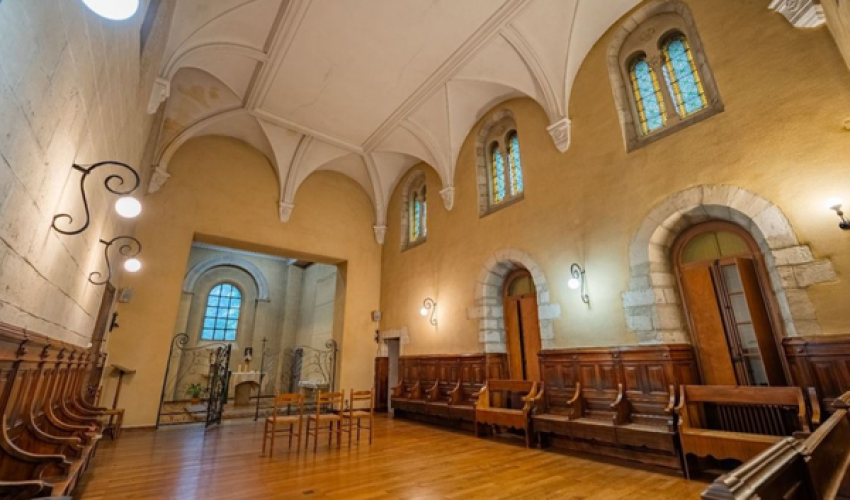 Intérieur de l'ancien Carmel d'Avignon - DR