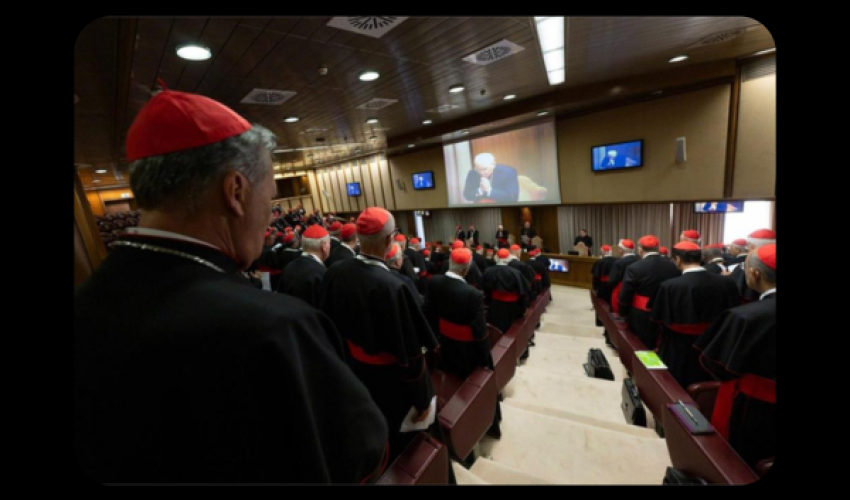 Congrégation générale des cardinaux - DR