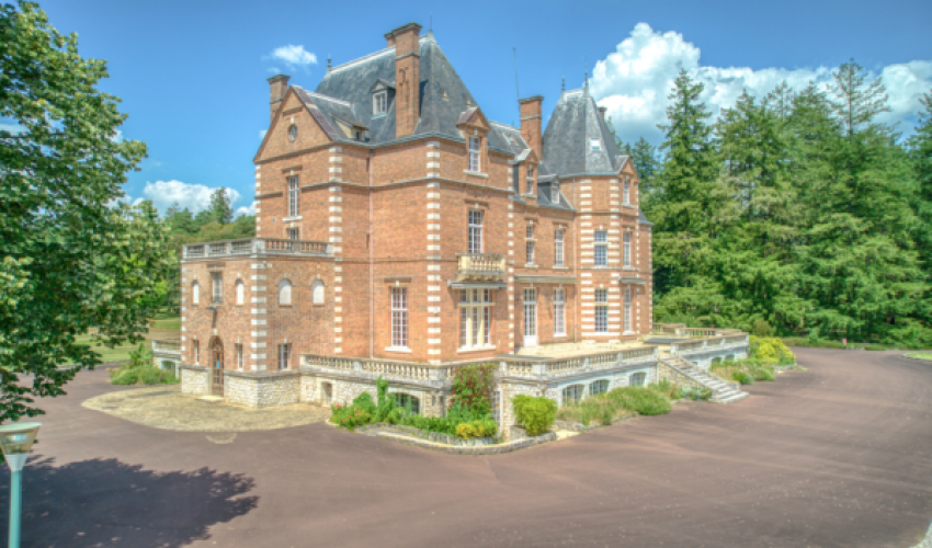 Vue du domaine de Chalès, en Sologne - DR