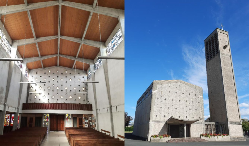 L’église Saint-Michel de Graignes (Manche) - DR