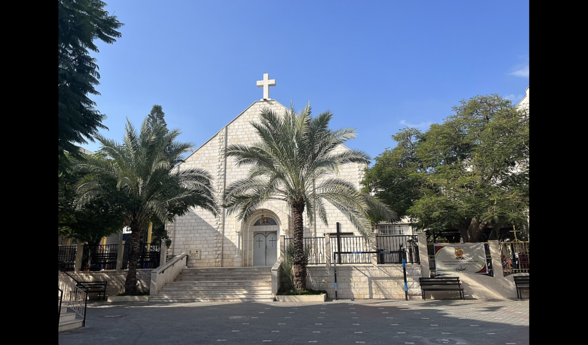 église de la Sainte Famille à Gaza - DR
