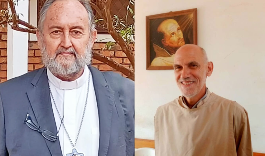 Monseigneur Juan José Aguirre ( à gauche),Monseigneur Juan José Aguirre ( à droite) - DR