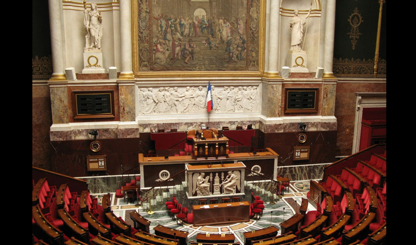 Hémicycle de l'Assemblée Nationale - DR