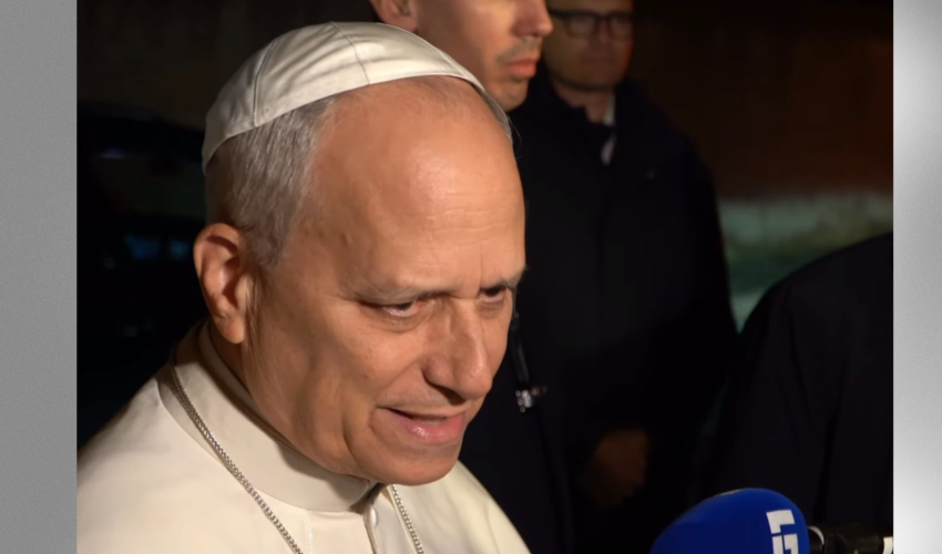 Pape Léon XIV - capture écran