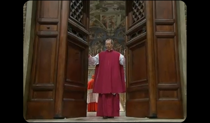 Fermeture des portes de la chapelle sixtine - DR