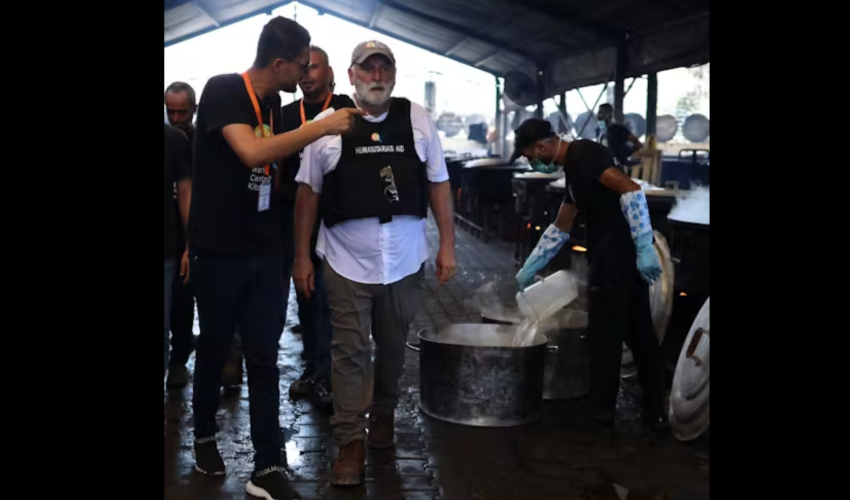 Jose Andres à Gaza  - DR
