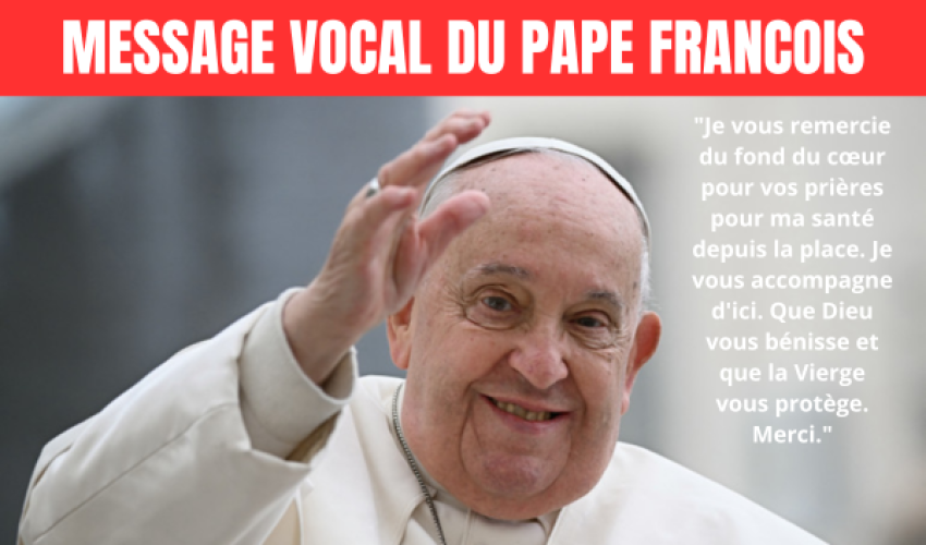 MESSAGE VOCOAL DU PAPE FRANCOIS (1)