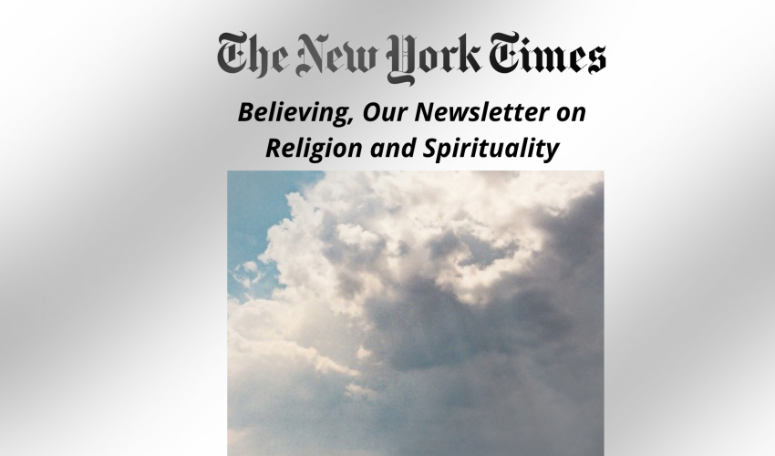 " Présentation : Believing, notre lettre d’information sur la religion et la spiritualité" - DR