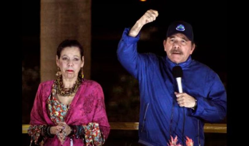 Daniel Ortega et son épouse, Rosario Murillo coprésidente