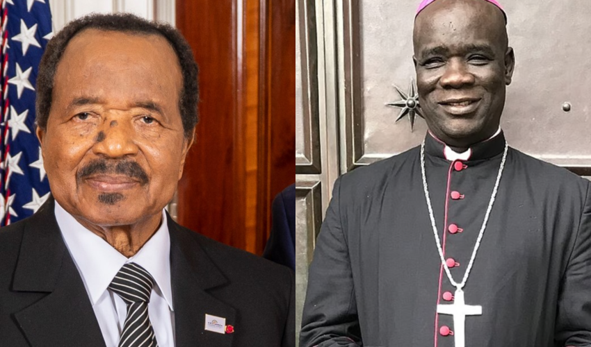 Le président Paul Biya - Monseigneur Barthélemy Yaouda Hourgo - DR