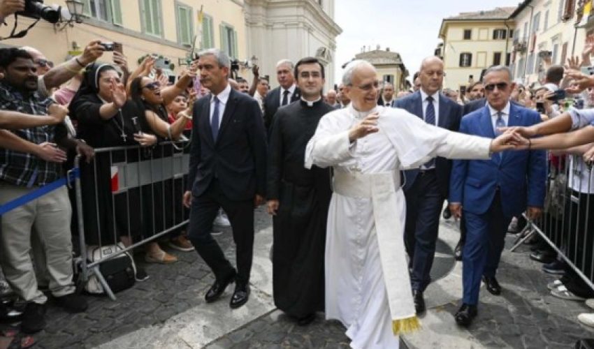 L'arrivée du Pape Léon XIV  à Castel Gondolfo - DR