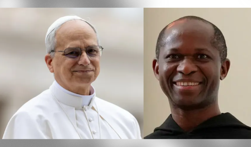 Pape Léon XIV et le  père Edward Daniang Daleng - DR