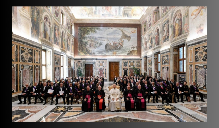 Le Pape Léon XIV et le corps diplomatique - crédit Vatican Média