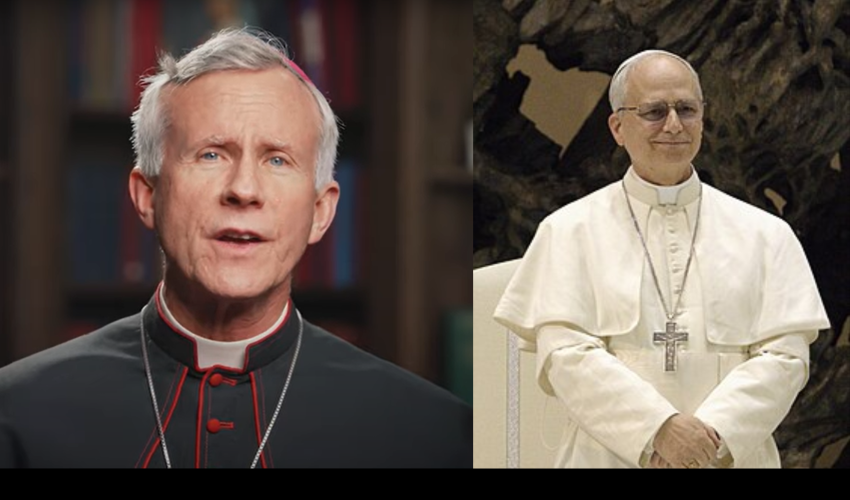 Monseigneur Strickland et le pape Léon XIV