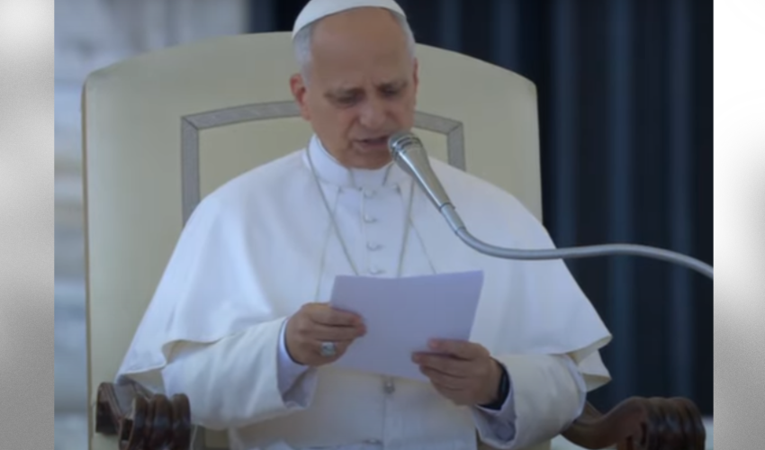 PP Léon XIV - capture écran audience du 31 octobre 2025