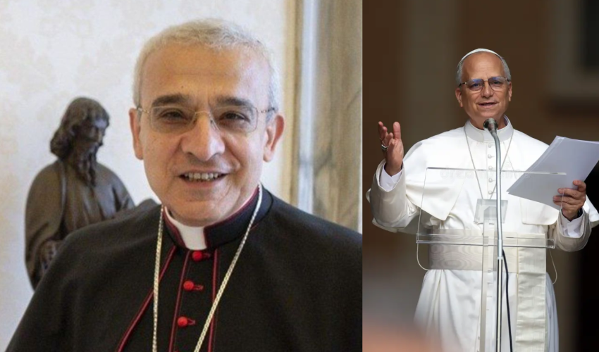 Monseigneur Iannone , le Pape Léon XIV - DR