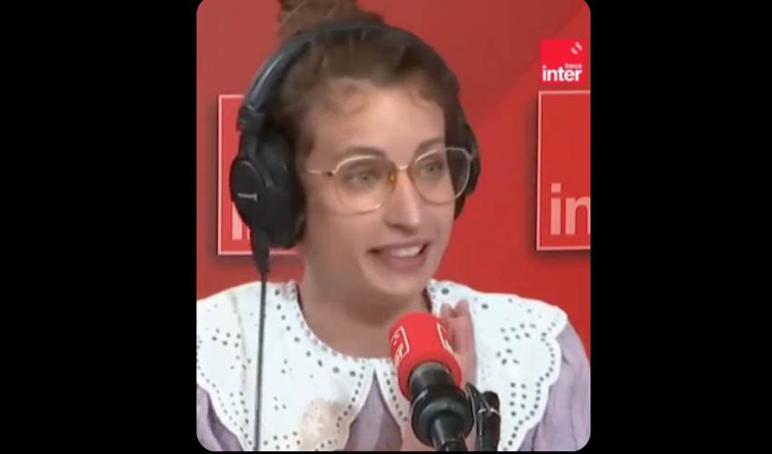 Rebecca Balestra - capture écran France Inter