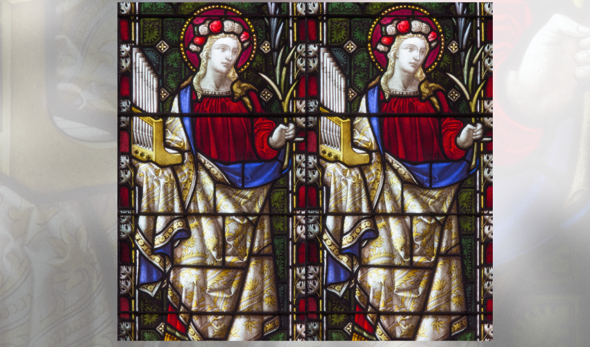 Sainte Cécile de Rome- Deposit Photos