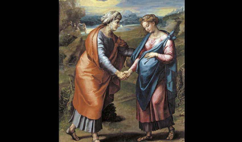 La visitation par Raphael - DR