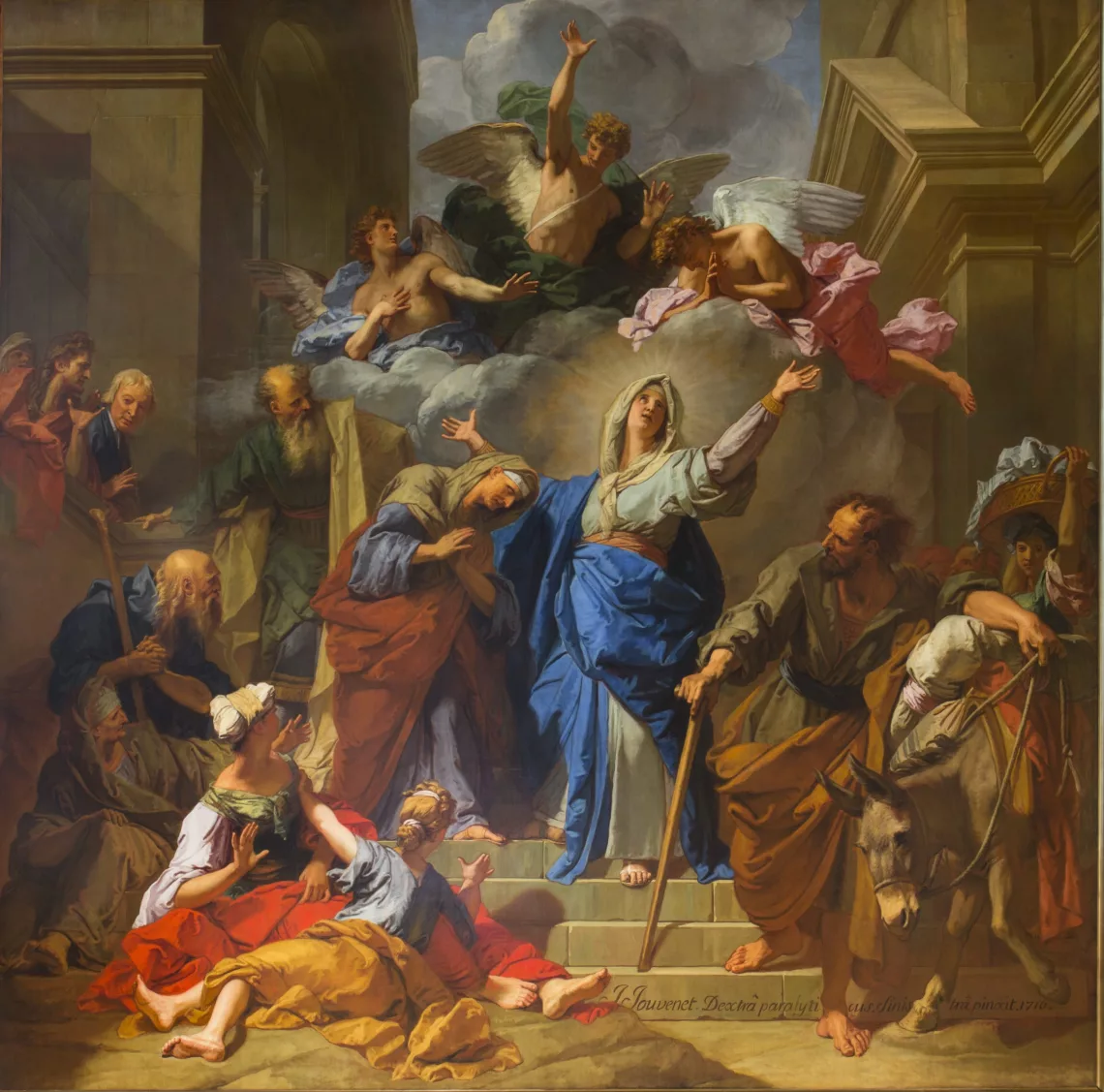"La Visitation de la Vierge" ou "Le magnificat" par Jean Jouvenet