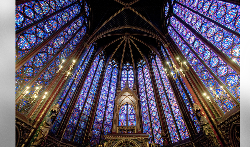 Vitraux de la Saint Chapelle à Paris -  DR