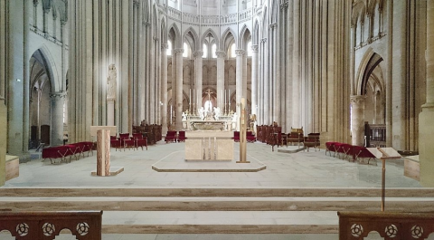 intérieur de la cathédrale de Coutance