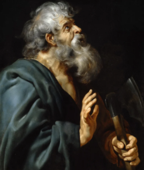 Saint Matthias par Rubens