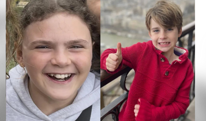 Harper Moyski, 10 ans, et Fletcher Merkel, 8 ans