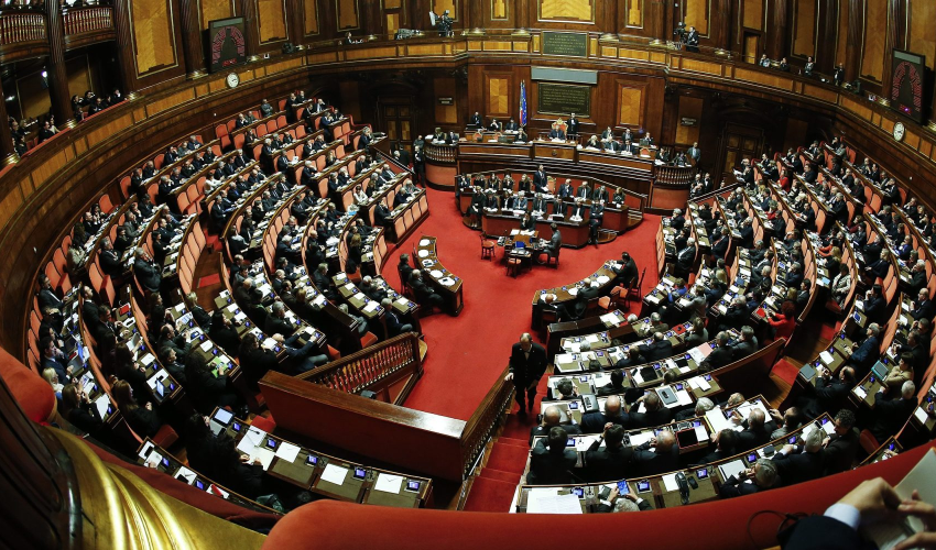 Le sénat italien - DR