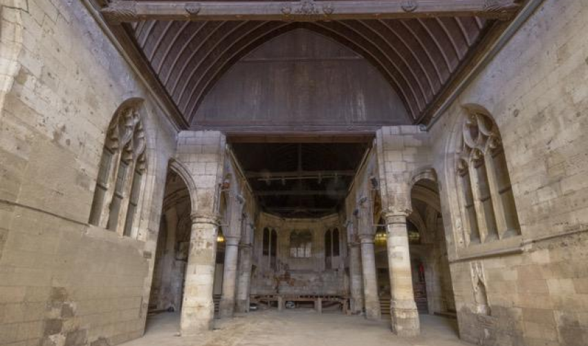 Intérieur de l'église Sainte-Croix-des-Pelletiers, à Rouen - rouen.fr