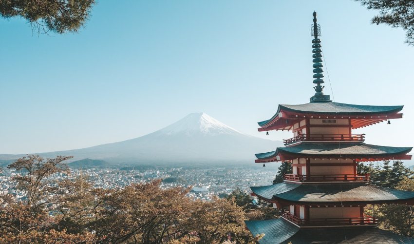 brown and white temple near body of water during daytime
