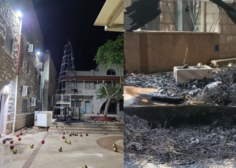 Image for the Tweet beginning: 🚨En Cisjordanie, une crèche et