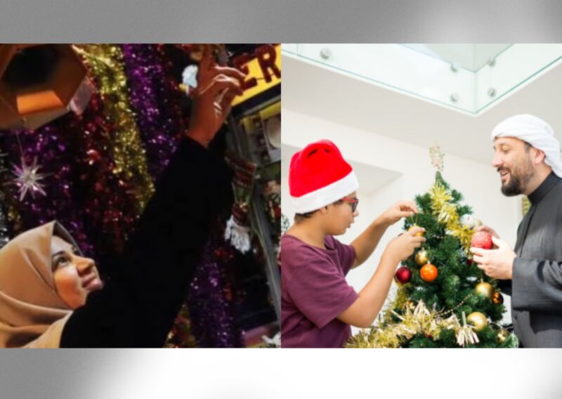 Image for the Tweet beginning: 🚨⚡️Noël s’installe discrètement en Arabie