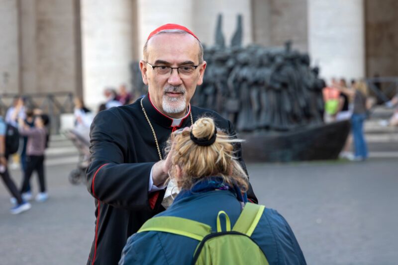 Image for the Tweet beginning: 🔴⚡️Le cardinal Pizzaballa affirme que