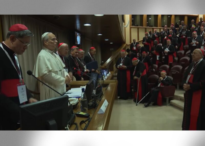 Image for the Tweet beginning: 🚨[Clôture du consistoire] 

🔴⚡️Le pape