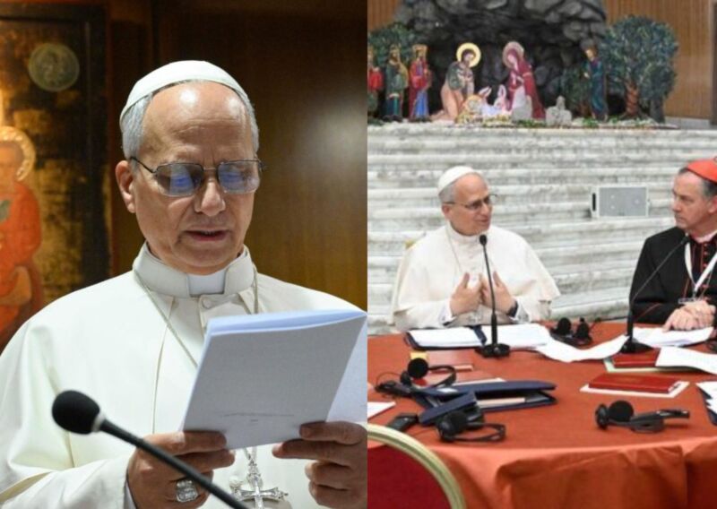 Image for the Tweet beginning: 🇻🇦📢Pape Léon XIV : «