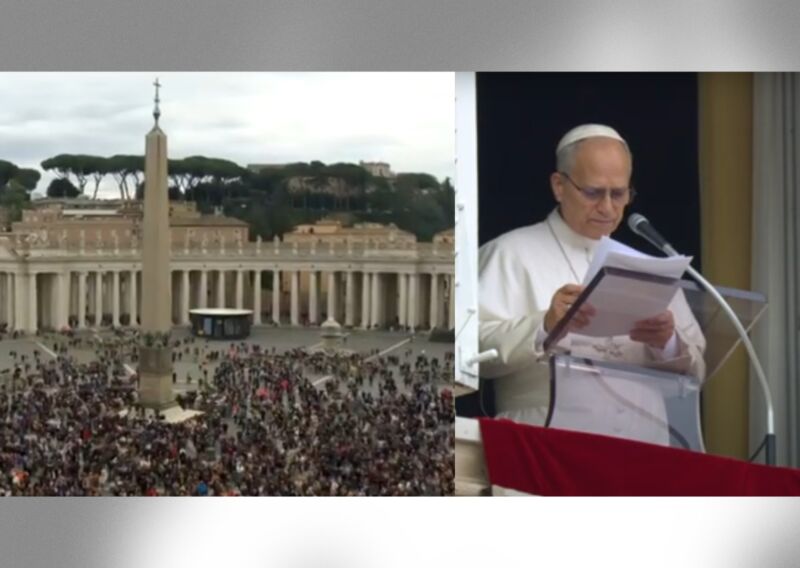 Image for the Tweet beginning: 🇻🇦📢Pape Léon XIV :  »