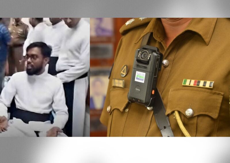 Image for the Tweet beginning: 🇱🇰🚨SRI LANKA : six policiers