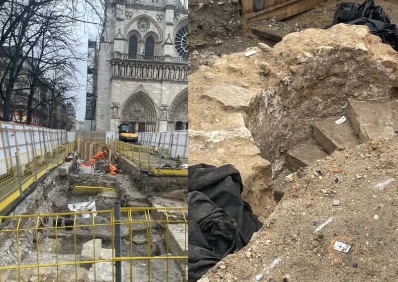 Image for the Tweet beginning: 🚨Parvis de Notre-Dame de Paris