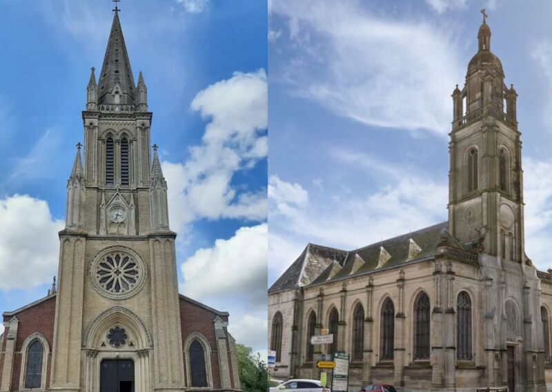 Image for the Tweet beginning: 🚨Profanation en Normandie : vol